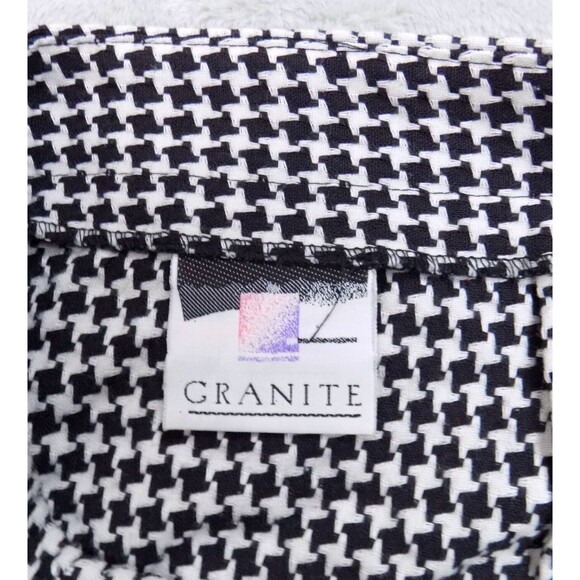 Granite Skirt Size 7 Wrap Y2K Houndstooth Preppy Retro Glam (BUNDLE PRICE $6) - Picture 3 of 5